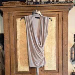 The Limited Sleeveless Top in Beige